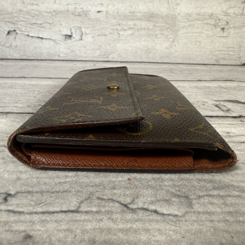 Louis Vuitton Portefeuille Sarah Long Bifold Wallet Monogram Leather Canvas - Picture 6 of 16